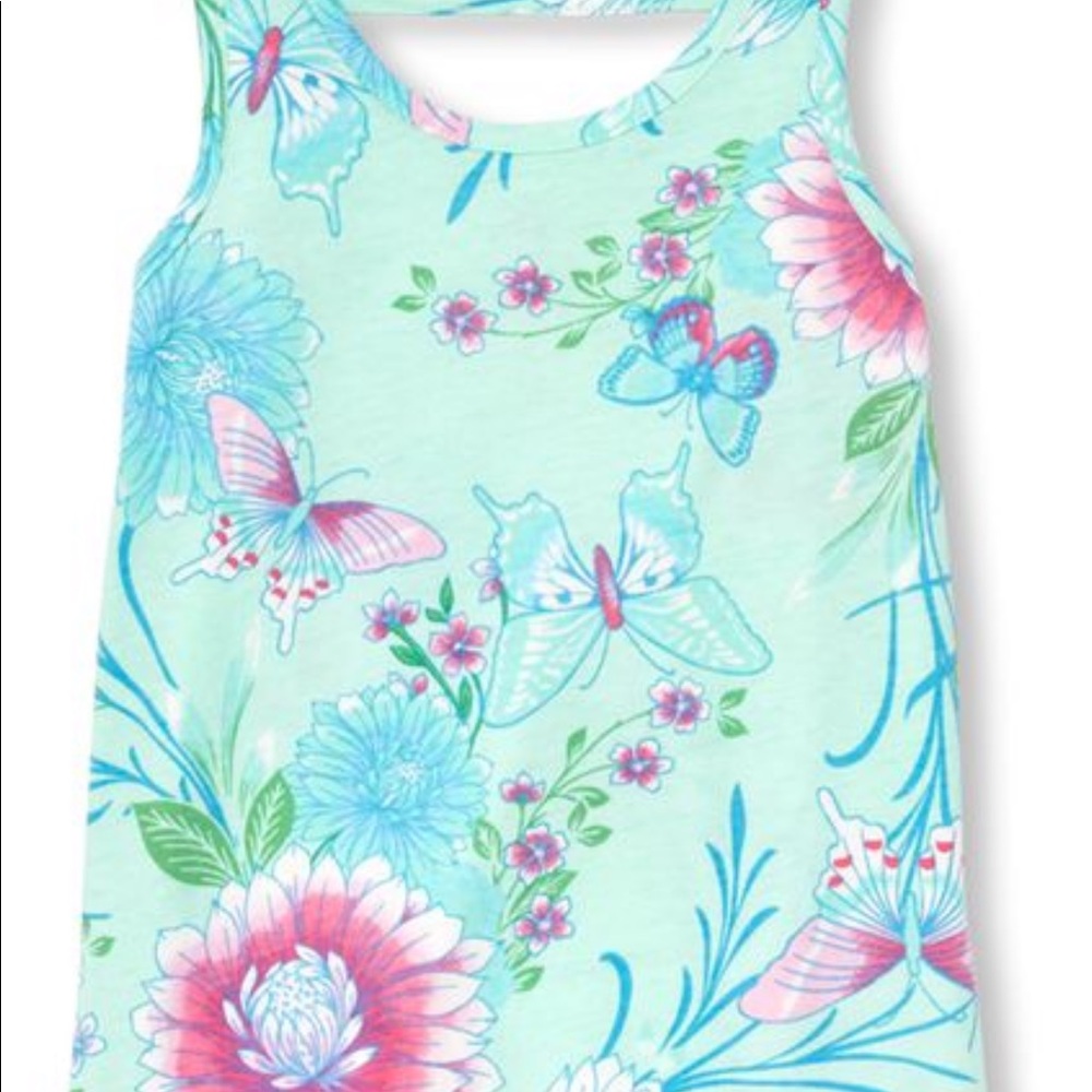 Childrens Place Girls Tank (M) & Skort (L) Set NWT